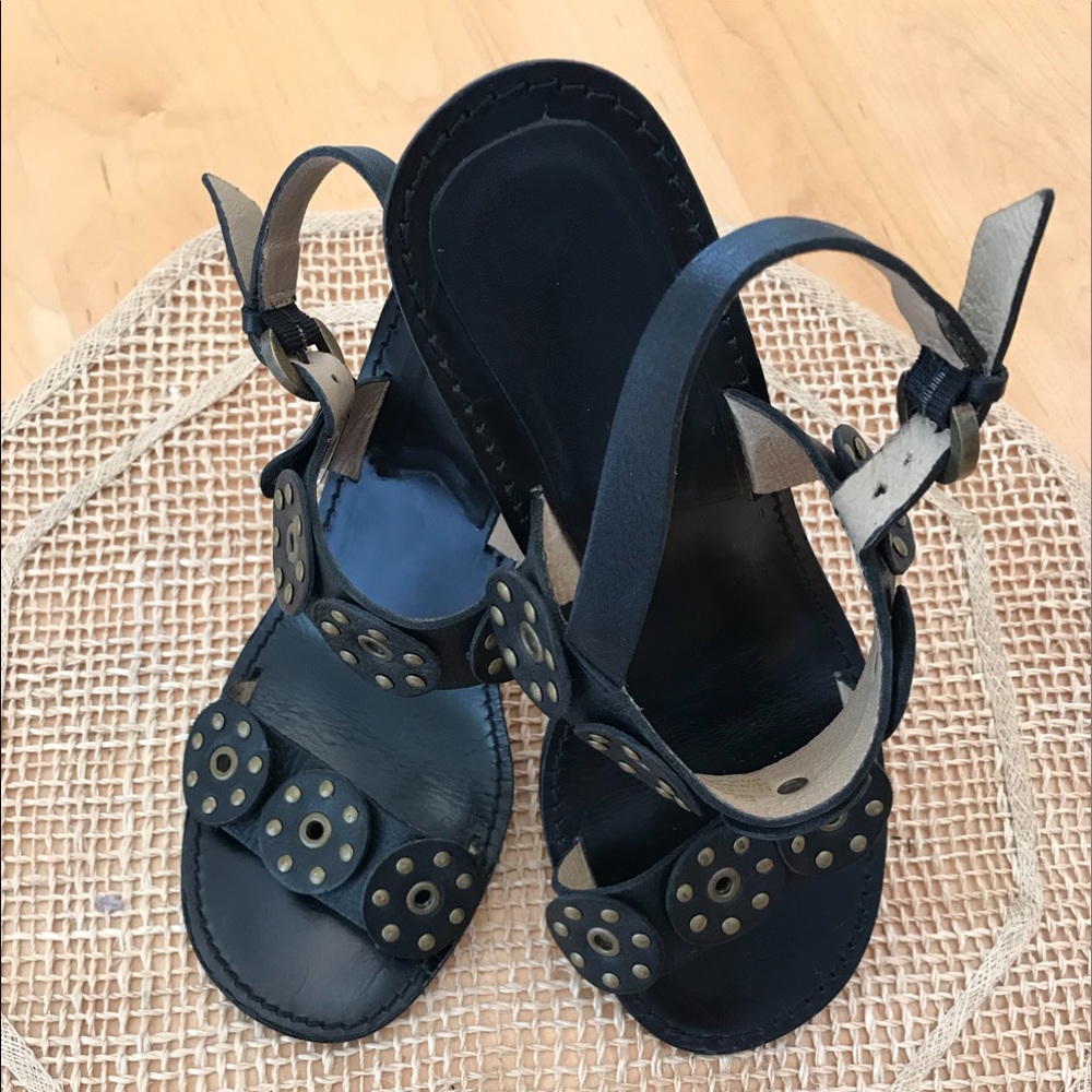 VTG MICHAEL KORS LEATHER Sz8.5 HEELS